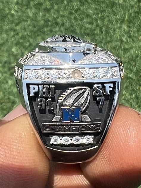 eagles 2022 nfc championship ring.